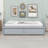 Compact Bed Solution With Pull-Out Storage Drawers-1567570205