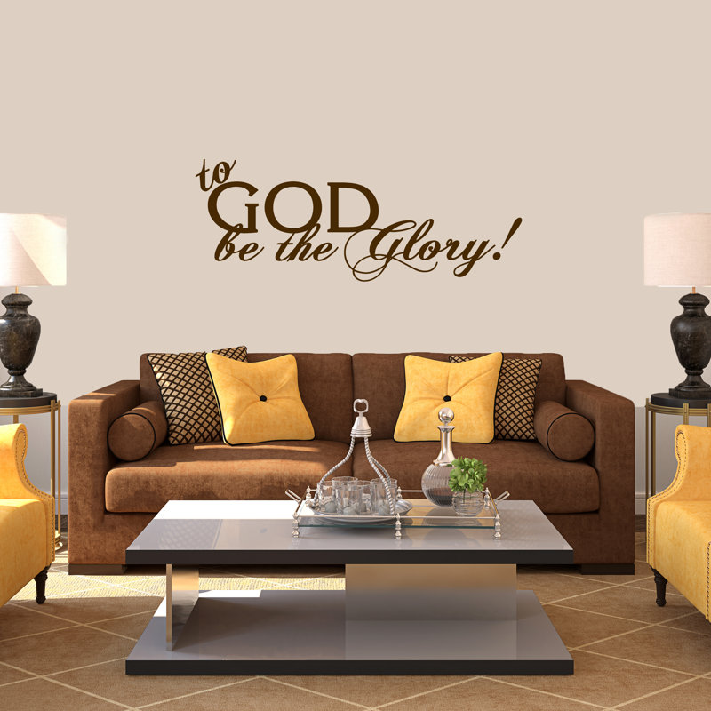 Religious & Spiritual Non-Wall Damaging, Chocolate Brown