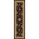 Tapis noir / beige Weisgerber