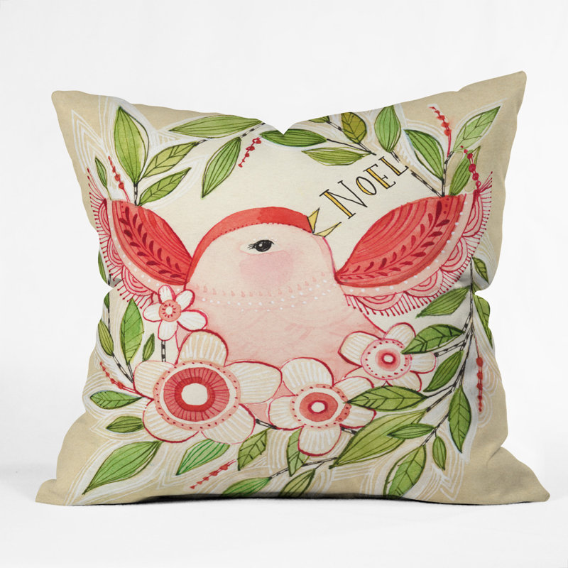 Coussin intérieur / extérieur Noel, 18 po x 18 po
