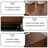 70.87"Simple Retro Dark Brown Solid Wood three-Drawer Chest