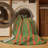 Machine Washable Trellis Green Area Rug-1438455323