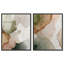 «Beige sol houle duo», ensemble d'art mural sur toile par Art Remedy-135371952-135371950