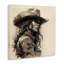 Art mural sur toile Stoic Cowgirl-1360844969