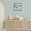 «Tranquil Beach Chair», art mural encadré sur toile flottante par Max Maxx-870788499-870788498