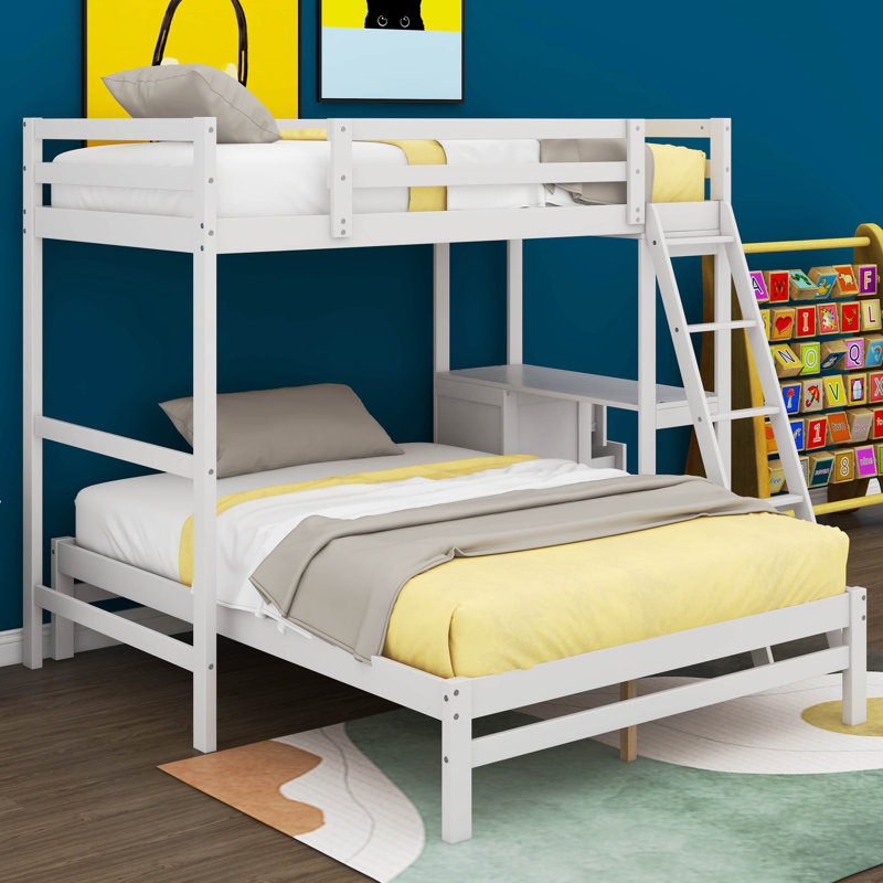 Lit pour enfant Jaeline, Simple sur double