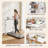 Small Standing Desk Adjustable Height Portable Rolling Desks with Wheels-1322875923