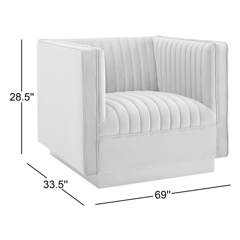 Fauteuil Modway Sanguine, Bleu marine
