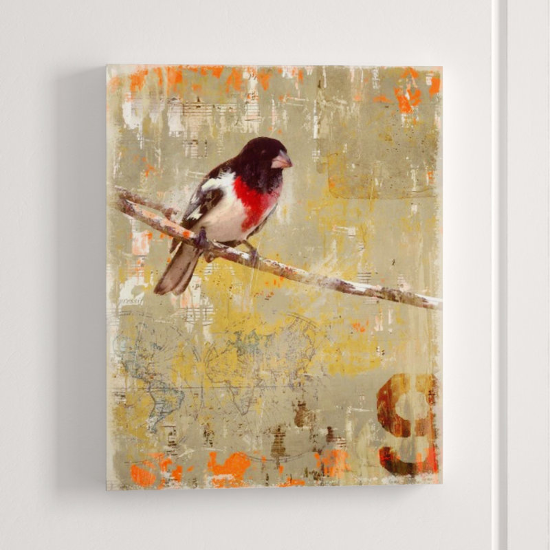 Aves 9 Print by Zoey Riley, 50" H x 40" W, Outdoor