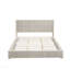 Structure de lit plateforme en bois massif avec tête de lit, aucun sommier nécessaire, lit sur pied, assemblage facile, très grand lit, beige-1552302146-1552302151