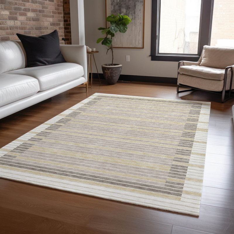 Tapis intérieur / extérieur ivoire Formelle , 5' x 7'6"