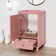 18" Freestanding Small Bathroom Vanity Base Only, Sink Not Included, Decorative Wavy Edge