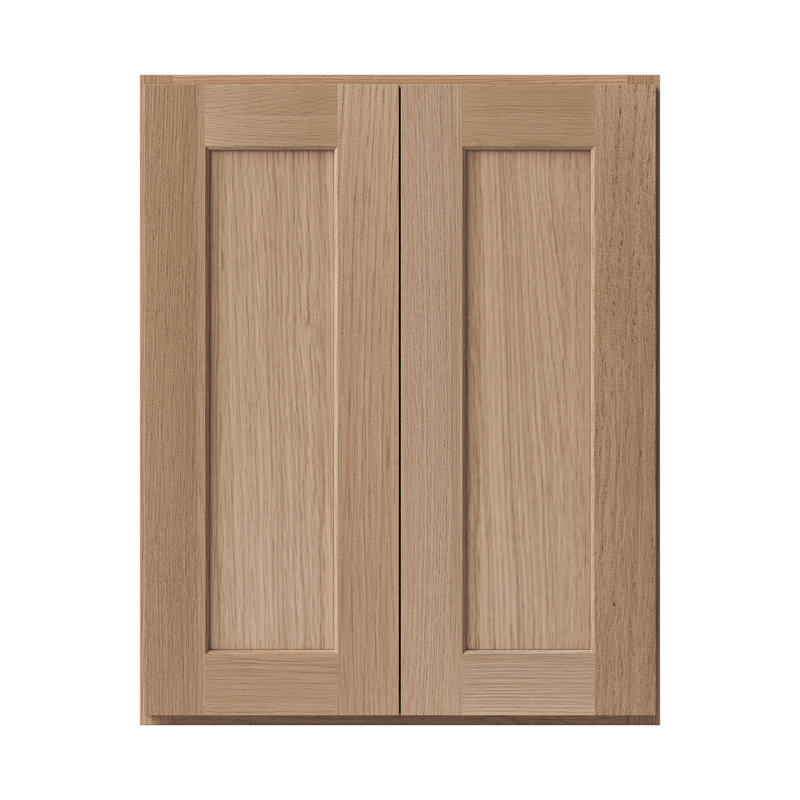 Armoire de cuisine en bois massif prête à assembler, H 30 po x l 24 po x P 12 po, Chêne Redondo
