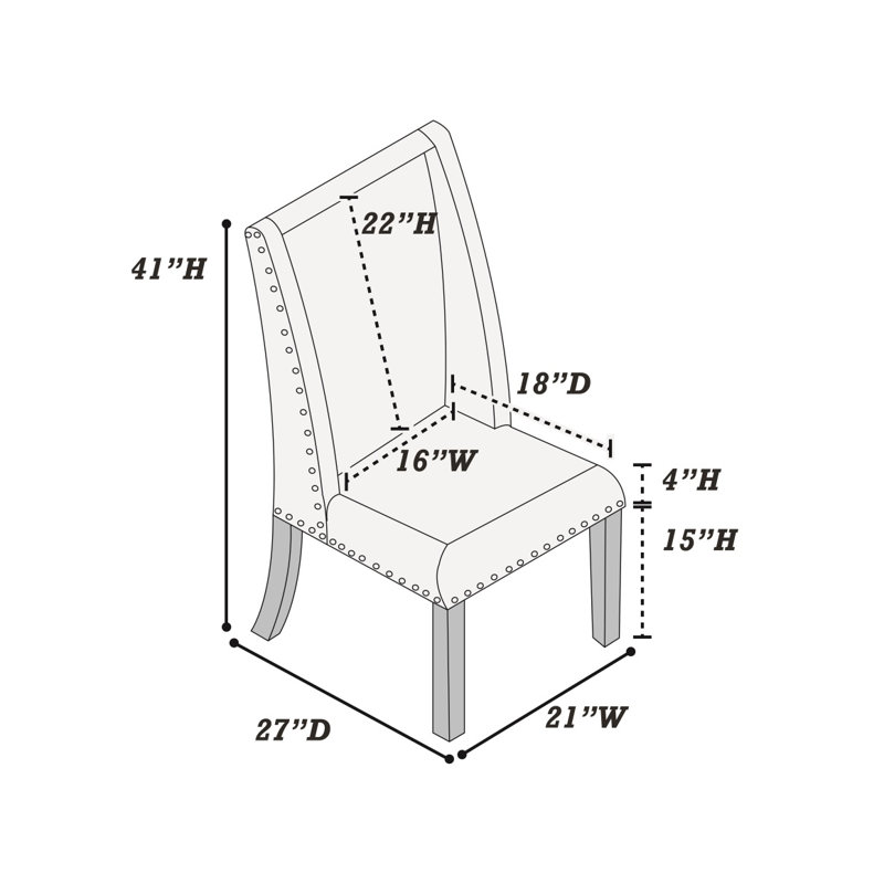 Chaises d'appoint traditionnelles 2Pc