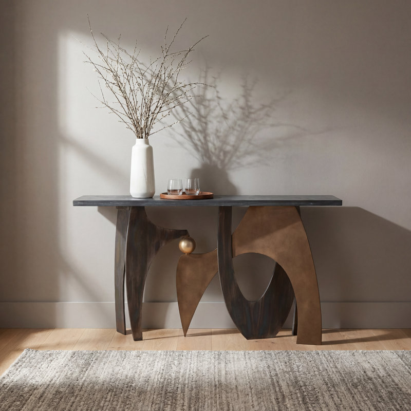 64'' W Marble Console Table