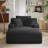 Oversized Chaise Lounge Chair Indoor, Corduroy Upholstered Modern Sofa Couch, No Assembly Required, Comfy Sleeper for Living Room and Office-650160784
