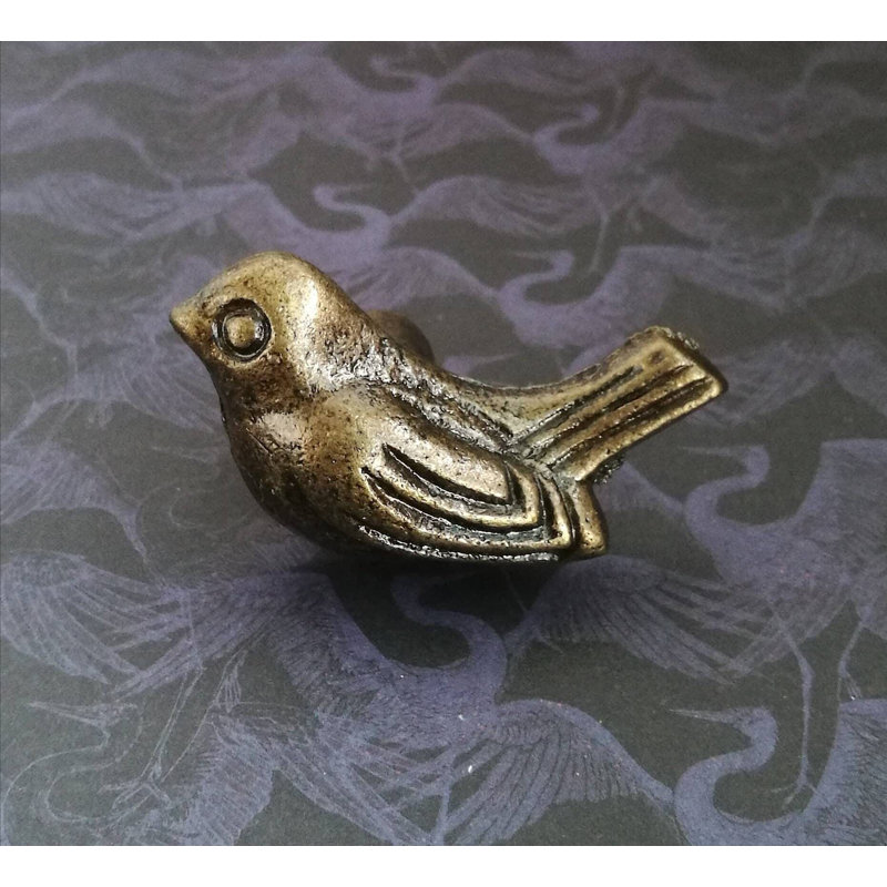Antique Bronze Wren Knob