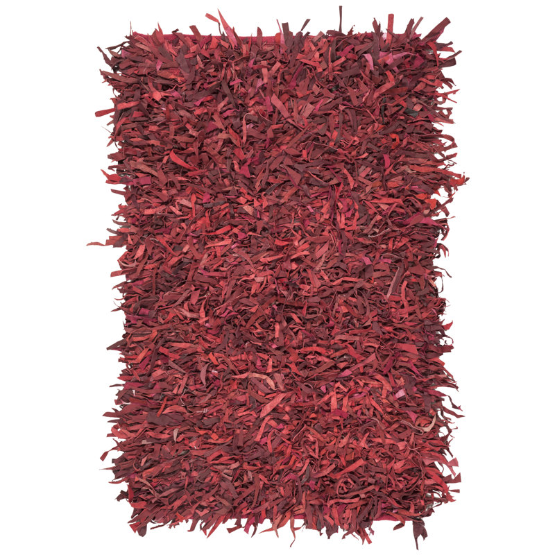 Tapis de couleur unie en coton / coton tissé à la main Arik, Rectangle 3 pi x 5 pi