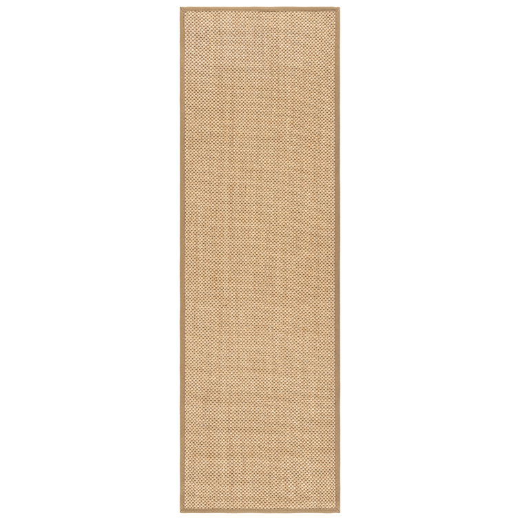 Benevides Natural Fiber Sisal Pile Solid Color Rug