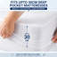 Soft Terry Towel Waterproof Mattress Protector Breathable Noiseless Fitted Bed Cover-920322044