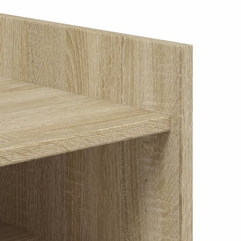 Shoe Cabinet 74.5X37.5X100 Cm Engineered Wood, Sonoma Oak
