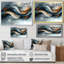 Parallel Streams of Fractal Horizon I - Art mural abstrait spirale moderne-5140043-5140148-5140149