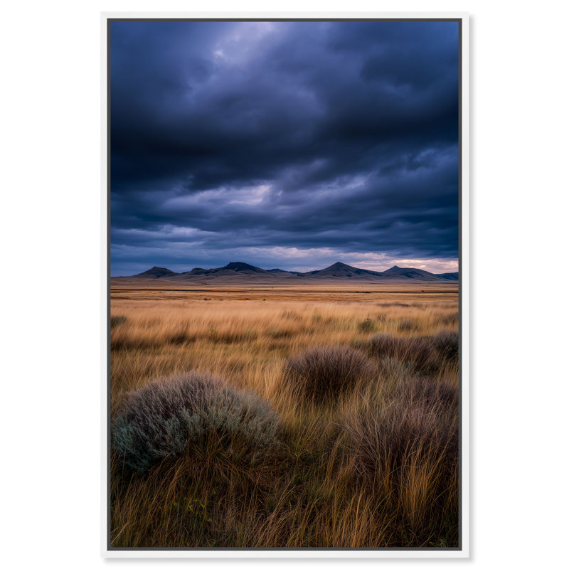 Dark Sky III Print by Oliver Gal, 16" H x 11" W, White Floater Frame