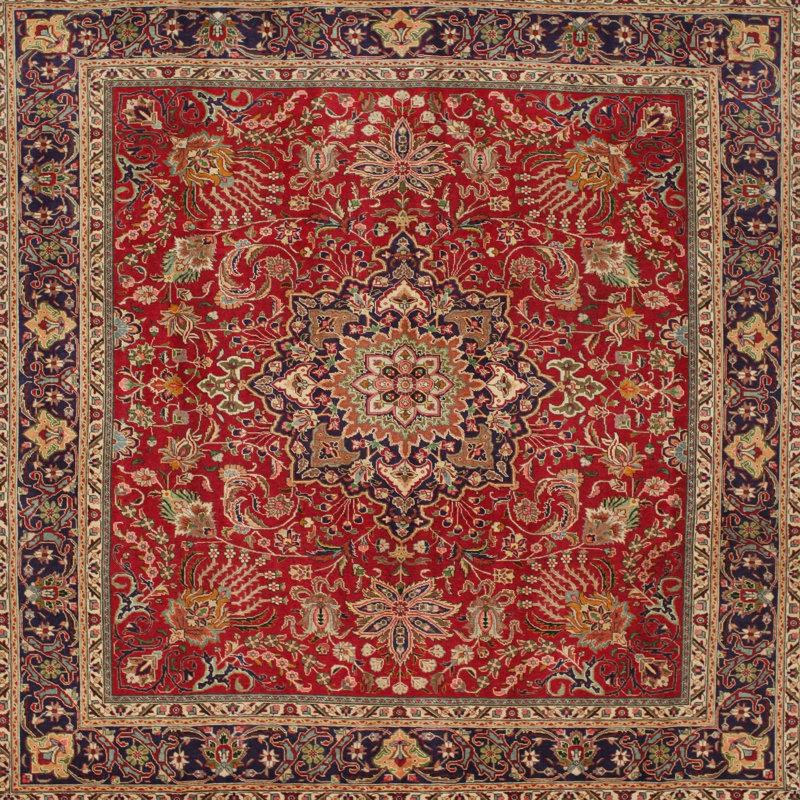 Oriental Indoor Rug, Round 3'