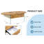 Coffee Table With Double Drawers. The Board Surface Is MDF Sticker