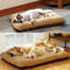 Lit pour chien avec coussin Goldie-517797709