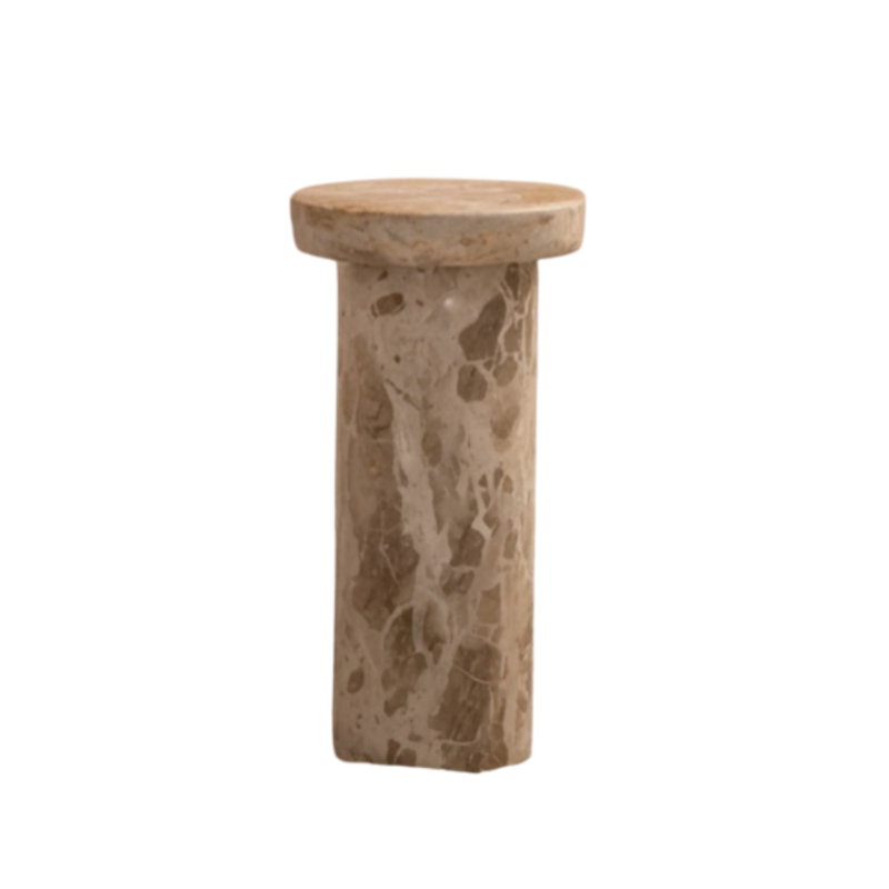 Table d'appoint ronde Siara Brown