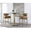 HELOISE Upholstered Stool with Metal Frame-602130933-602130928