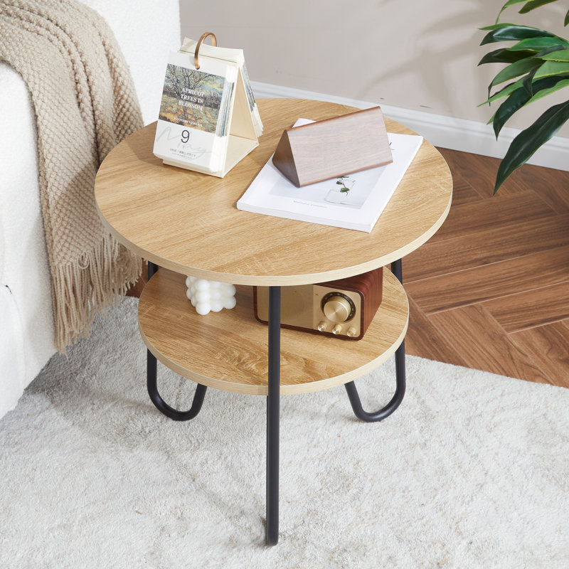 Corene Side Table with Storage, Minutes
