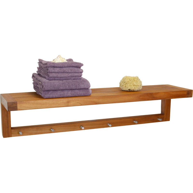 Moa™ Teak Floating Shelf
