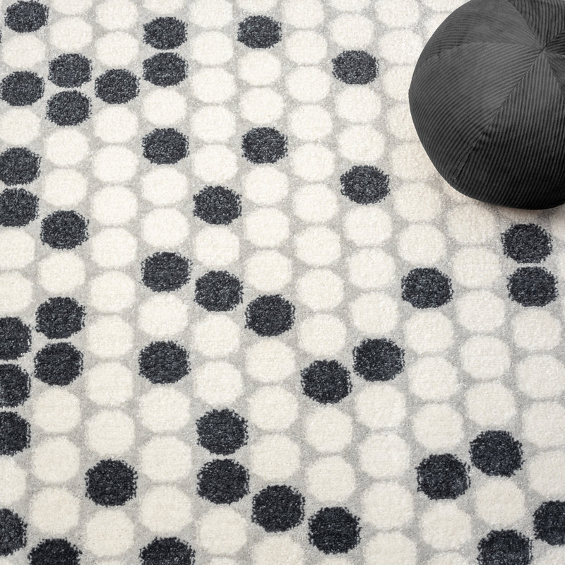 Tapis octogonal moderne Abani Rugs Nuevo NUE270A, Rectangle 6 pi x 9 pi