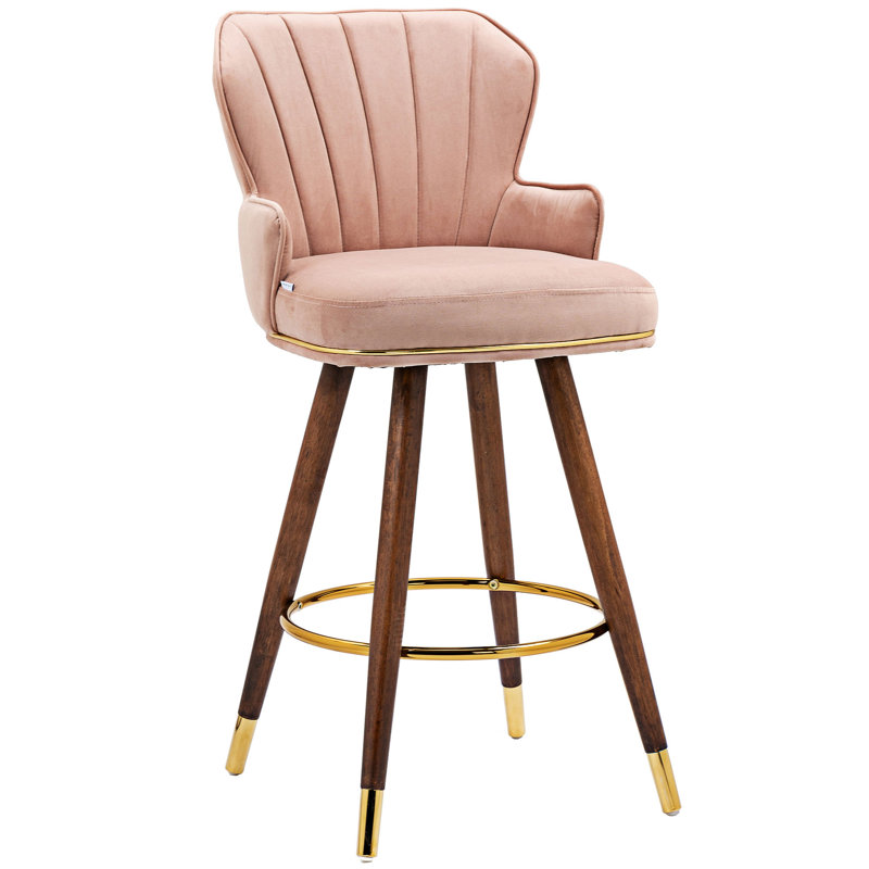 Tabouret pivotant de 27,95 po, Rose