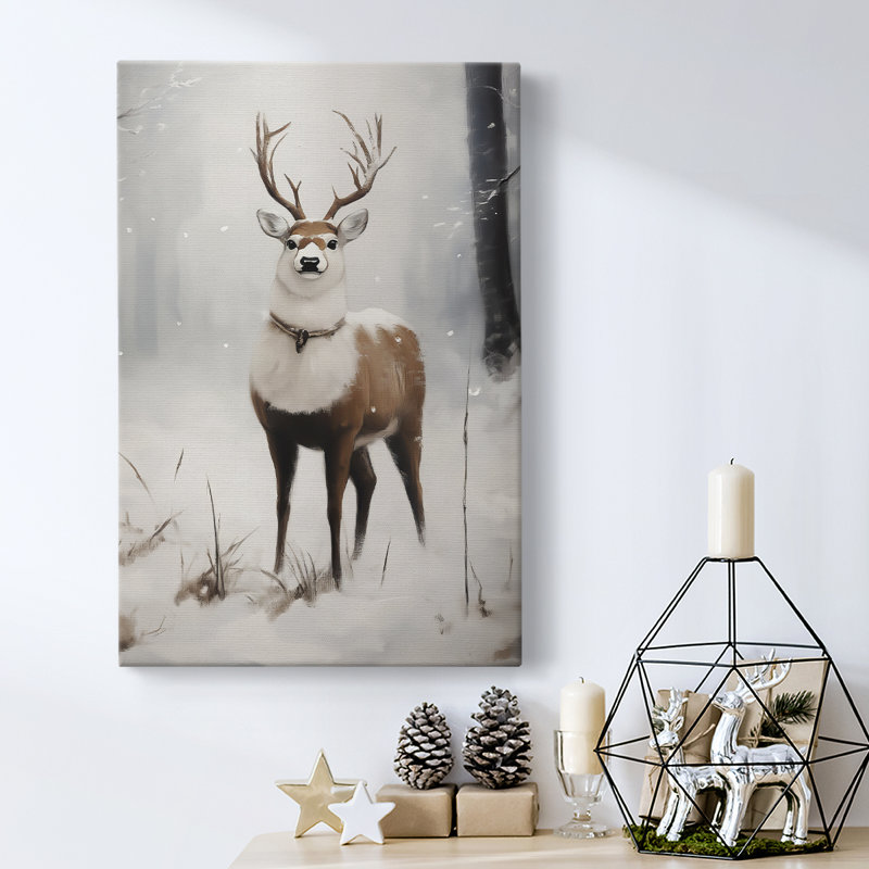 Art des Fêtes de Noël - Toile tendue avec châssis - Série 2-CLXV, H 36 po x l 24 po