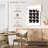 Avery Black Grey Gold Circles III