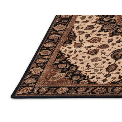 Tapis brun lavable à la machine