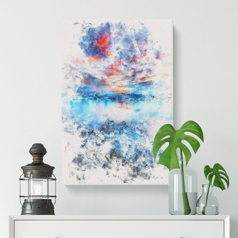 Iceland View - Wrapped Canvas, 60cm H x 40cm W x 4cm D