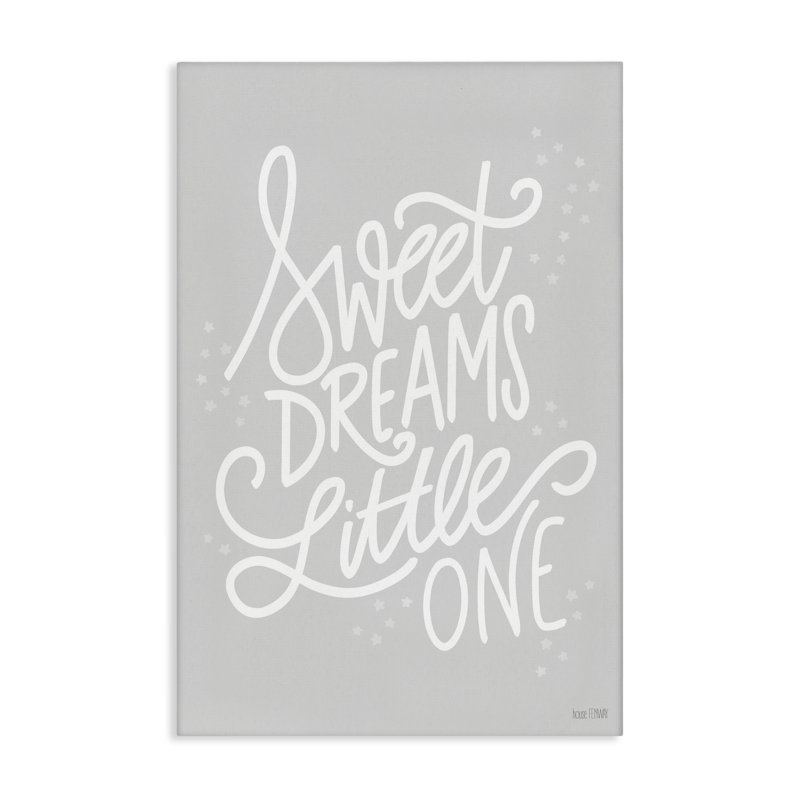 Art mural sur toile Sweet Dreams Little One par House Fenway, H 24 po x l 16 po