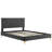 Modway Leah Chevron Tufted Performance Velvet Platform Bed-476844142-476844141