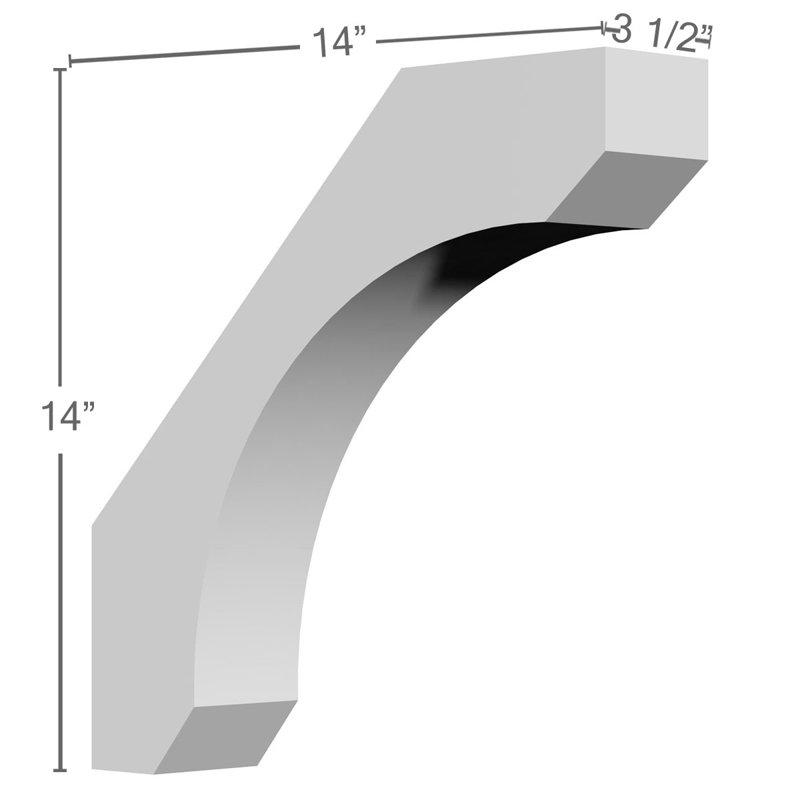 Support en uréthane H 14 po x l 3,5 po x P 14 po Legacy (ensemble de 6)