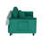 Eiri 55'' Wide Convertible Velvet Sleeper Square Arm Sofa Bed with Reclining Backrest and 2 Throw Pillows-1075210080