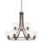Raelyn 9 - Light Dimmable Wagon Wheel Chandelier-990922906