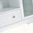 Large Sideboard Buffet Cabinet with Glass Doors and Adjustable Shelves