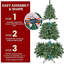 Arbre de Noël avec support en métal-1573385616