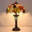 Tiffany Table Lamp Maple Leaf Stained Glass Desk Lamp 16X16X24 Inches Reading Light