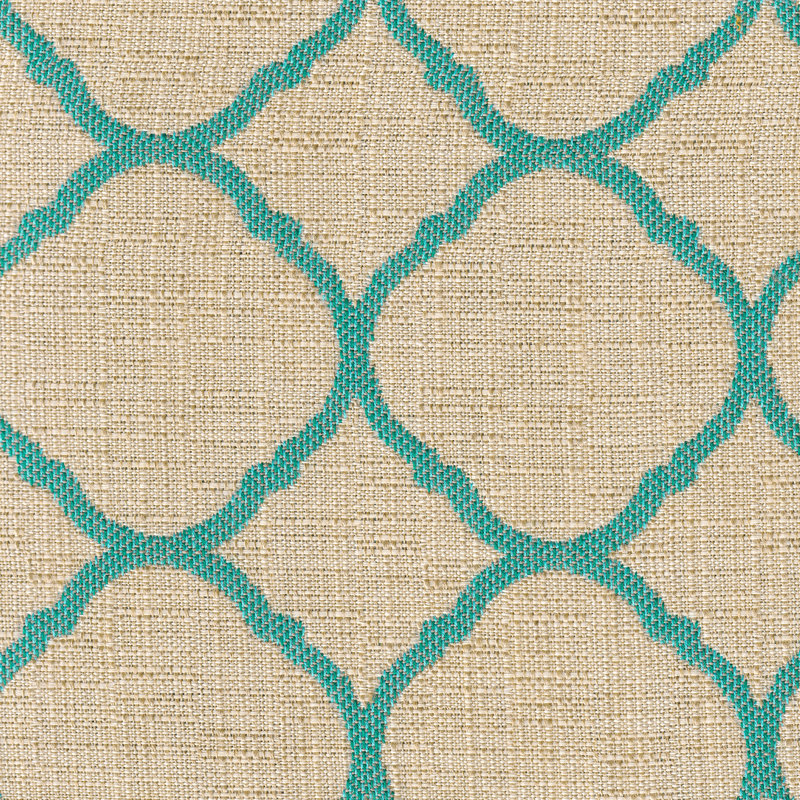 Ensemble de conversation d'extérieur 2 places avec coussins Rana, Structure grise / coussin en oléfine turquoise cl