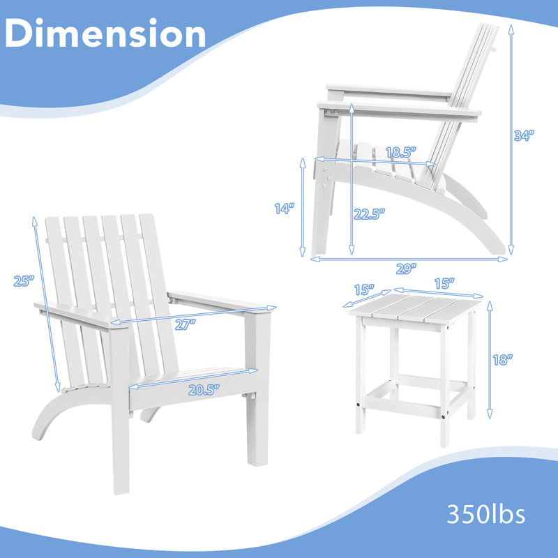 Ensemble de tables d'appoint 2 pièces, Blanc